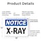 Signmission Radiation & Laser Sign, 12 in H x 18 in W, Plastic, Rectangle OS-2PACK-NS-P-1218-L-19084 - alternate 6